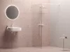 Ravak Walk-In Wall Szett 80, zuhanykabin matt fehér+transparent