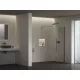 Ravak Walk-In Air Wall 90 zuhanykabin fekete+transparent