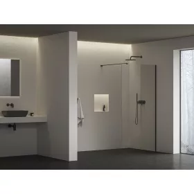 Ravak Walk-In Air Wall 100 zuhanykabin fekete+transparent