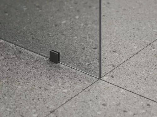 Walk-In Wall Szett 100, zuhanykabin metallic graphite+transparent