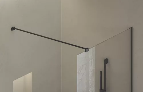 Ravak Walk-In Air Wall 110 zuhanykabin fekete+transparent