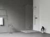 Ravak Walk-In Wall Szett 120, zuhanykabin krómhatású+transparent