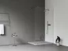 Ravak Walk-In Wall Szett 160, zuhanykabin krómhatású+transparent