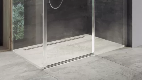 OZ Ravak Runway 85 zuhanyfolyóka rozsdamentes acél