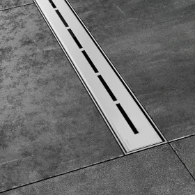 OZ Ravak Runway 95 zuhanyfolyóka rozsdamentes acél