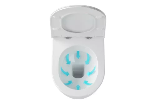 Ravak Uni Chrome WC Rim fehér