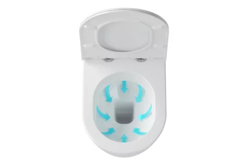 Ravak Uni Chrome WC Rim fehér