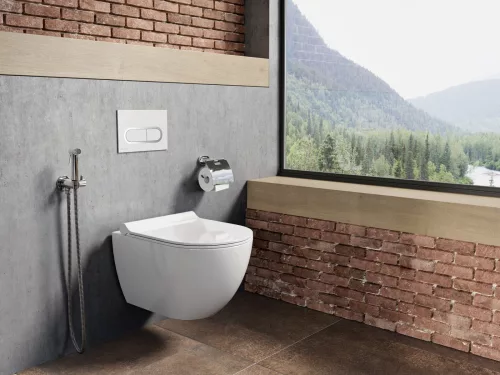 Ravak Uni Chrome WC Rim fehér