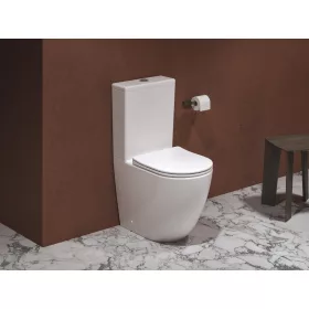 Ravak Optima RimOff monoblokkos WC fehér