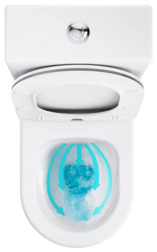 Ravak Elegant RimOff monoblokkos WC fehér