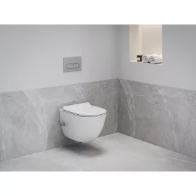 Ravak WC Uni Chrome RimOff és bidé fúvókával, fehér