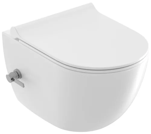 Ravak WC Uni Chrome RimOff és bidé fúvókával, fehér