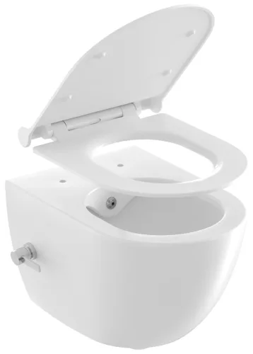 Ravak WC Uni Chrome RimOff és bidé fúvókával, fehér