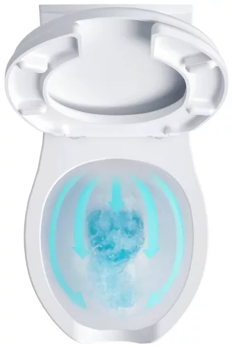 Ravak Safe Rim fali WC szett, fehér