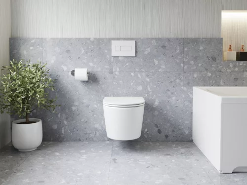 Ravak Flow RimOff fali WC szett, fehér
