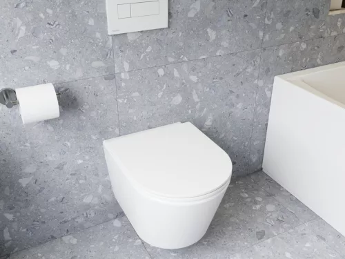 Ravak Flow RimOff fali WC szett, fehér