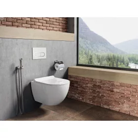 Ravak Uni Chrome RimOff fali WC, ülökével, fehér
