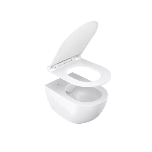 Ravak Uni Chrome RimOff fali WC, ülökével, fehér