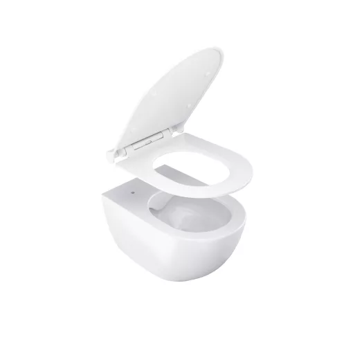 Ravak Uni Chrome RimOff fali WC, ülökével, fehér