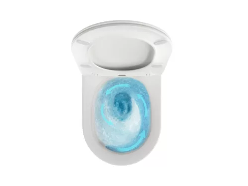 Ravak Chrome AquaSpin fali WC, ülökével, fehér
