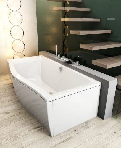 Ravak Kádperemre szerelhető vízesés csaptelep, szett-tel WF 025.00CR