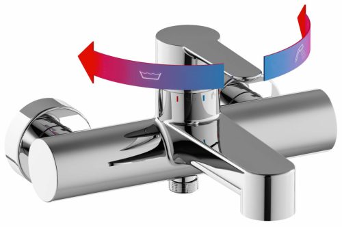 Ravak Puri kádcsaptelep 150 mm PU 022.00CR, króm