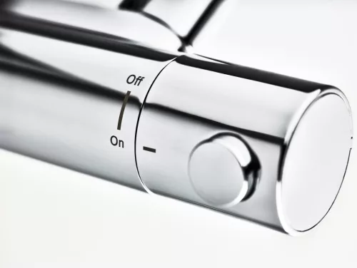 Ravak Puri termoszátos fali zuhanycsaptelep 150 mm PU 033.00CR, króm