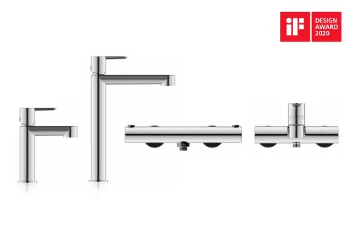 Ravak Puri termoszátos fali zuhanycsaptelep 150 mm PU 033.00CR, króm