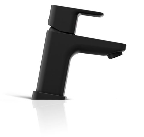 Ravak 10° Free álló mosdócsaptelep leeresztő nélkül TD F 012.20BLM, matt fekete