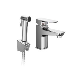   Ravak Mosdócsaptelep bidézuhannyal és fali tartóval BM 011.01CR, króm