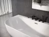 Ravak Flat kádperem csaptelep szett FL 026.20BLM, matt fekete