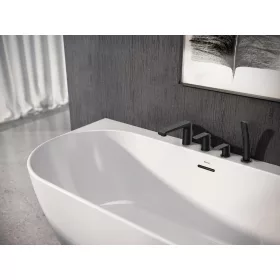   Ravak Flat kádperem csaptelep szett FL 026.20BLM, matt fekete