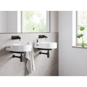   Ravak Puri fali süllyesztett mosdócsaptelep PU 019.20BLM, matt fekete