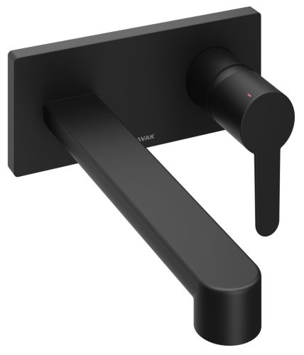 Ravak Puri fali süllyesztett mosdócsaptelep PU 019.20BLM, matt fekete