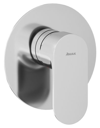 Ravak Eleganta falba szüllyesztett csaptelep, egyutas, belső egységgel EL 062.00CR.O1, Chrome