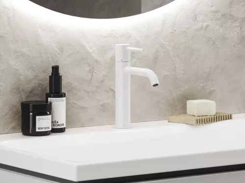 Ravak Espirit álló mosdócsaptelep 190 mm leeresztő nélkül ES 012.10WV, White Velvet