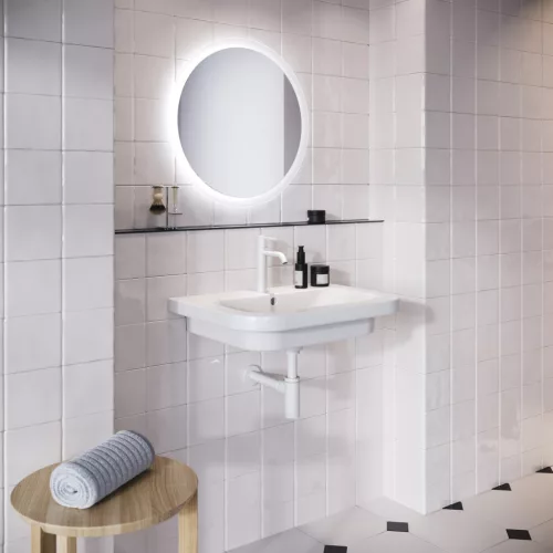 Ravak Espirit álló mosdócsaptelep 190 mm leeresztő nélkül ES 012.10WV, White Velvet