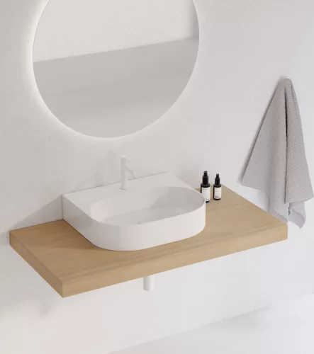 Ravak Espirit álló mosdócsaptelep 190 mm leeresztő nélkül ES 012.10WV, White Velvet