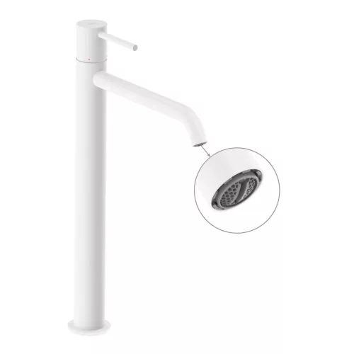 Ravak Espirit álló mosdócsaptelep 340 mm leeresztő nélkül ES 015.10WV, White Velvet