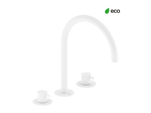 Ravak Espirit álló mosdócsaptelep, 3 furatos 270 mm leeresztő nélkül ES 018.10WV, White Velvet