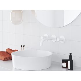   Ravak Espirit falba süllyesztett mosdócsaptelep belső egységgel ES 019.10WV.O1, White Velvet