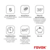 Ravak Espirit falba süllyesztett mosdócsaptelep belső egység nélkül ES 019.10WV.O1.RB07B, White Velvet