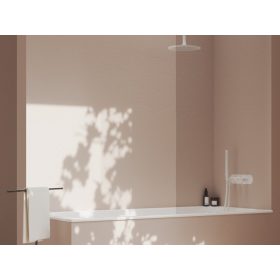   Ravak Espirit falba süllyesztett csaptelep szettel, háromutas, belső egység nélkül ES 068.10WV.O3.RB07D.+S, White Velvet