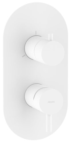 Ravak Espirit falba süllyesztett csaptelep, háromutas, belső egység nélkül ES 068.10WV.O3.RB07F, White Velvet