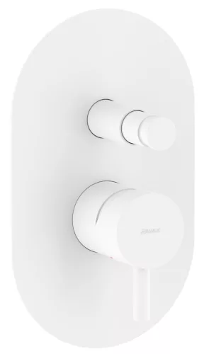 Ravak Espirit falba süllyesztet csaptelep, automatikus kétutas, belső egységgel ES 061.10WV.O2, White Velvet