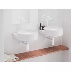   Ravak Eleganta álló mosdócsaptelep 335 mm leeresztő nélkül EL 015.10WV, White Velvet
