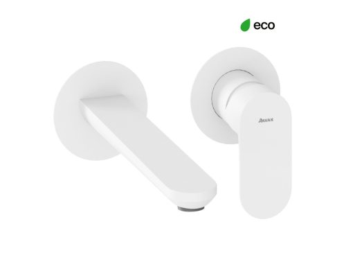 Ravak Eleganta falba süllyesztett mosdócsaptelep belső egység nélkül EL 019.10WV.O1.RB07B, White Velvet