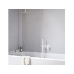   Ravak Eleganta falba süllyesztett csaptelep szettel, háromutas, belső egység nélkül EL 068.10WV.O3.RB07D.+S, White Velvet