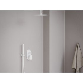   Ravak Eleganta falba süllyesztet csaptelep, automatikus, kétutas, belső egységgel EL 061.10WV.O2, White Velvet