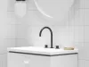 Ravak Espirit álló mosdócsaptelep, 3 furatos 270 mm leeresztő nélkül ES 018.20BLM, matt fekete
